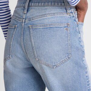 Madewell Womens The Short Perfect Vintage Wide-Leg Crop Jean, Raebrook Wash